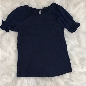 Puffed sleeve blouse